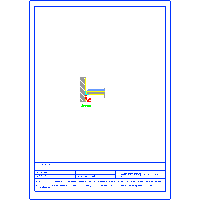 Armstrong Building Products - RH.6 ceiling with visible grid mounted in the  multiplexed grate - RH6_004 dwg