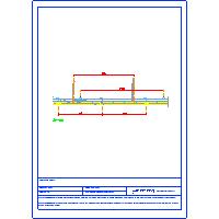 Armstrong Building Products - RH.7 Płyty mineralne planks z ukrytym rusztem i widocznym profilem nośnym - RH7_008 dwg