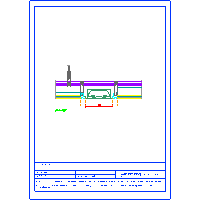 Armstrong Building Products - RH.1 ceiling panels with mineral plank on the grill hidden from the service zone of the metal plates - RH1_005 dwg