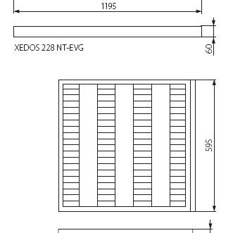 Kanlux S.A. - Oprawa rastrowa XEDOS 228 NT-EVG - 02