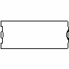 Grupa Prefabet S.A. - Pióro-wpust z uchwytem Bloczek PWU 590x240x240 mm - widok z góry dwg