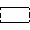 Grupa Prefabet S.A. - Tongue and groove with the handle block PWU 590x300x240 mm - Plan view dwg