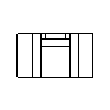 Grupa Prefabet S.A. - Tongue and groove with the handle block PWU 590x420x240 mm - Side view dwg