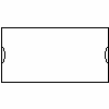 Grupa Prefabet S.A. - Bloczek U 590x300x240 mm - widok z góry dwg