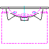 Duravit AG - Furniture washbasin 049953_6454 - Front view dwg