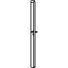 STOLBUD Włoszczowa - Interior doors A.2.A 700x2067 - Side view dwg