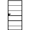 STOLBUD Włoszczowa - Interior doors A.5.A 1000x2067 - Front view dwg