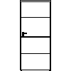 STOLBUD Włoszczowa - Drzwi wewnętrzne A.3.A 900x2067 - widok z przodu dwg