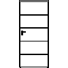 STOLBUD Włoszczowa - Interior doors A.4.A 900x2067 - Front view dwg