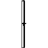 STOLBUD Włoszczowa - Drzwi wewnętrzne A.A 690x2062 - widok z boku dwg