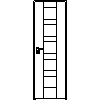 STOLBUD Włoszczowa - Interior doors A.a 690x2062 - Front view dwg