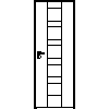 STOLBUD Włoszczowa - Interior doors A.a 790x2062 - Front view dwg