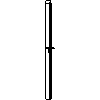 STOLBUD Włoszczowa - Drzwi wewnętrzne A.A 700x2067 - widok z boku dwg