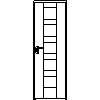 STOLBUD Włoszczowa - Drzwi wewnętrzne A.A 700x2067 - widok z przodu dwg