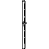 STOLBUD Włoszczowa - Drzwi wewnętrzne C.6.0 1100x2067 - widok z boku dwg