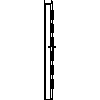 STOLBUD Włoszczowa - Interior doors C.6.0 844x2040 - Side view dwg