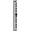 STOLBUD Włoszczowa - Interior doors B.5.5 944x2040 - Side view dwg