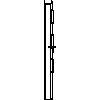 STOLBUD Włoszczowa - Interior doors A.3.2 844x2040 - Side view dwg