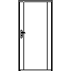 STOLBUD Włoszczowa - Interior doors A.1.1 1000x2067 - Front view dwg