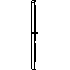 STOLBUD Włoszczowa - Drzwi wewnętrzne B.2.D 700x2067 - widok z boku dwg