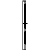 STOLBUD Włoszczowa - Interior doors B.2.D 900x2067 - Side view dwg