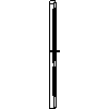 STOLBUD Włoszczowa - Drzwi wewnętrzne C.2.D 900x2067 - widok z boku dwg