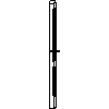 STOLBUD Włoszczowa - Drzwi wewnętrzne C.2.D 800x2067 - widok z boku dwg