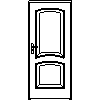 STOLBUD Włoszczowa - Interior doors C.2.A 900x2067 - Front view dwg