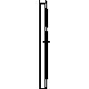 STOLBUD Włoszczowa - Drzwi wewnętrzne C.2.E 644x2040 - widok z boku dwg