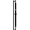 STOLBUD Włoszczowa - Drzwi wewnętrzne C.2.E 944x2040 - widok z boku dwg