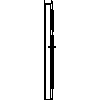 STOLBUD Włoszczowa - Interior doors C.2.E 744x2040 - Side view dwg