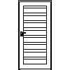 STOLBUD Włoszczowa - Interior doors B.8.2 1000x2067 - Front view dwg