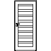 STOLBUD Włoszczowa - Interior doors B.8.4 900x2067 - Front view dwg