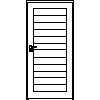 STOLBUD Włoszczowa - Interior doors A.6.0 1000x2067 - Front view dwg