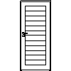 STOLBUD Włoszczowa - Interior doors A.6.4 900x2067 - Front view dwg