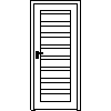 STOLBUD Włoszczowa - Interior doors B.8.4 884x2060 - Front view dwg