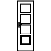 STOLBUD Włoszczowa - Interior doors A.4.3 700x2067 - Front view dwg