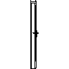 STOLBUD Włoszczowa - Drzwi wewnętrzne A.4.3 784x2060 - widok z boku dwg