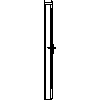 STOLBUD Włoszczowa - Drzwi wewnętrzne A.4.0 784x2060 - widok z boku dwg