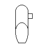 Franke Washroom Systems - Fittings basin AQUA 132 - Plan view dwg