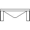 Franke Washroom Systems - Wash basins  WT 500A - Front view dwg