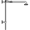 Franke Washroom Systems - Spraying rescue Faid 652 - Side view dwg