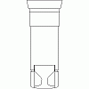 Franke Washroom Systems - Fittings Basin AQRM 175 - Plan view dwg