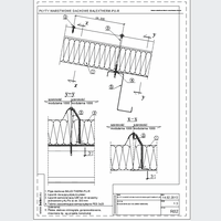 Balex Metal Sp. z o.o. - Płyty warstwowe z rdzeniem poliuretanowym, dachowe BALEXTHERM-PU-R - Balex Metal - BALEXTHERM-PU-R02 Mocowanie płyt do płatwi stalowej dwg