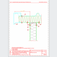 Balex Metal Sp. z o.o. - Sandwich panels with polyurethane core roof BALEXTHERM-PU-R - Balex Metal - BALEXTHERM-PU-End R04_1 top of the roof dwg