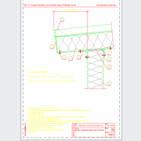 Balex Metal Sp. z o.o. - Płyty warstwowe z rdzeniem poliuretanowym, dachowe BALEXTHERM-PU-R - Balex Metal - BALEXTHERM-PU-R09_3 Zakończenie płyty w okapie obróbką OBR 206 dwg