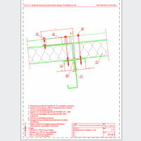 Balex Metal Sp. z o.o. - Sandwich panels with polyurethane core roof BALEXTHERM-PU-R - Balex Metal - BALEXTHERM-PU-R10_1 connection plates on the length (L over 18m) dwg