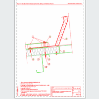 Balex Metal Sp. z o.o. - Sandwich panels with polyurethane core roof BALEXTHERM-PU-R - Balex Metal - BALEXTHERM-PU-R17_1 skylight with a profiled flange - longitudinal section - option II dwg