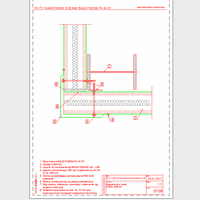 Balex Metal Sp. z o.o. - Sandwich panels with polyurethane core wall, with visible mounting BALEXTHERM-PU-W-ST - Balex Metal - BALEXTHERM-PU-W-ST09 connection panels in the corner - horizontal arrangement of panels dwg