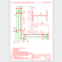 Balex Metal Sp. z o.o. - Sandwich panels with polyurethane core wall, with visible mounting BALEXTHERM-PU-W-ST - Balex Metal - BALEXTHERM-PU-W-ST09_1 connection panels in the corner - vertical or horizontal arrangement of panels dwg